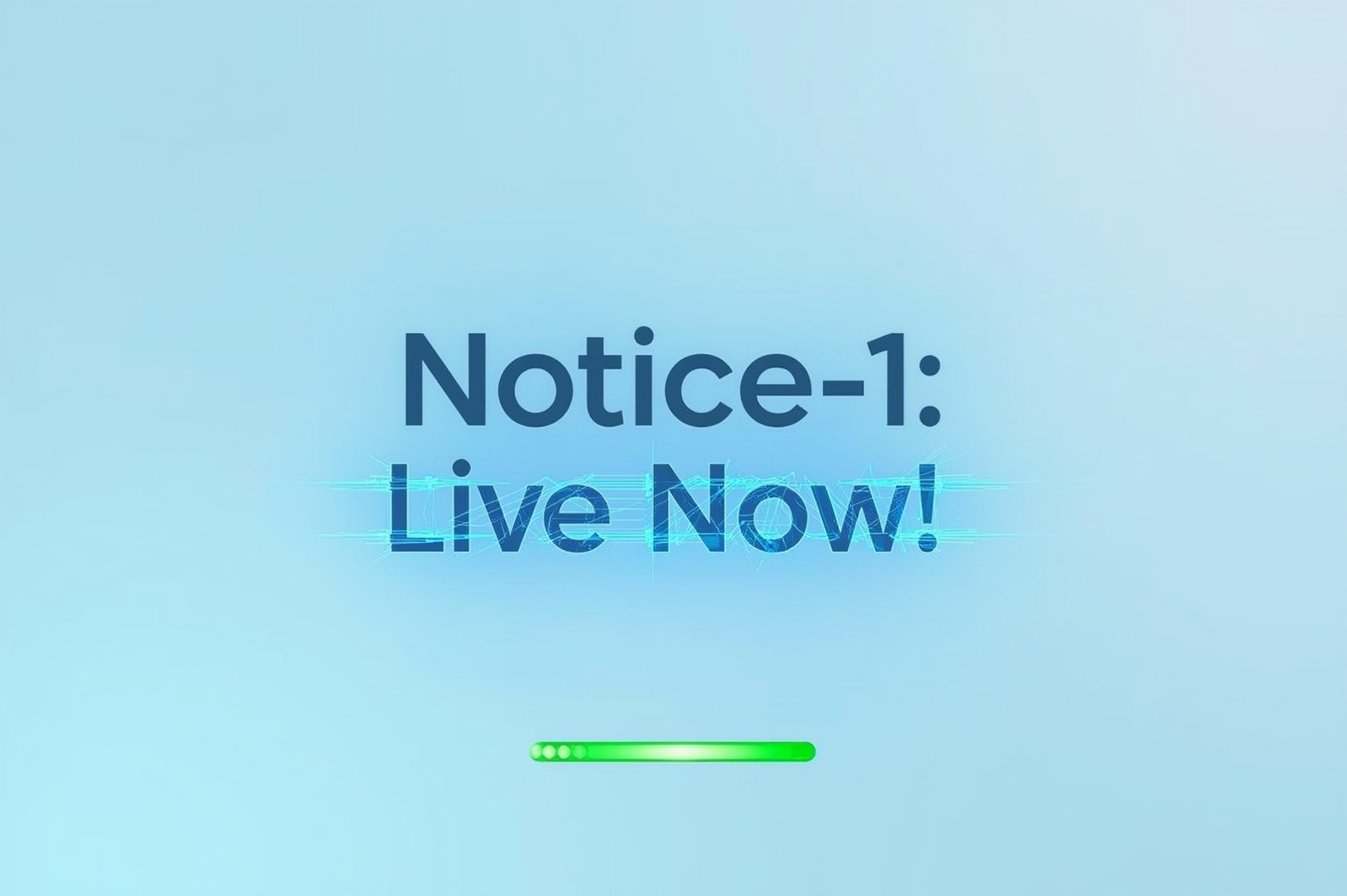 Notice 1